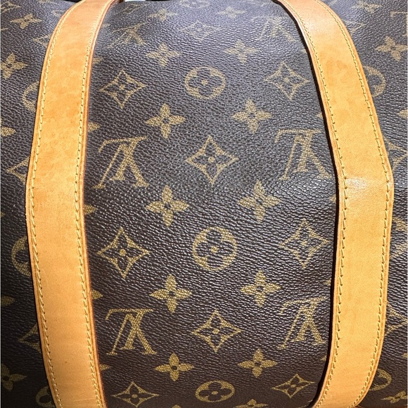 Louis Vuitton Keepall bandolier 50 2ways with strap Carryall Carryon w/ cert - Picture 15 of 16